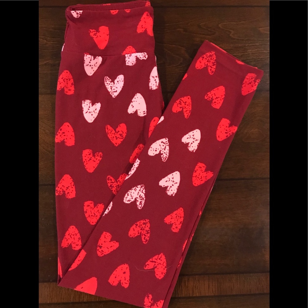 Tween LuLaRoe Valentine’s Day Leggings
